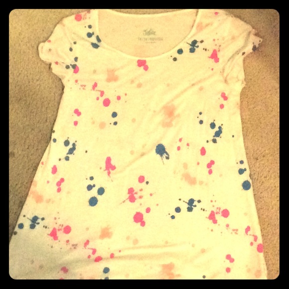 Pain splattered light tee - Picture 1 of 1